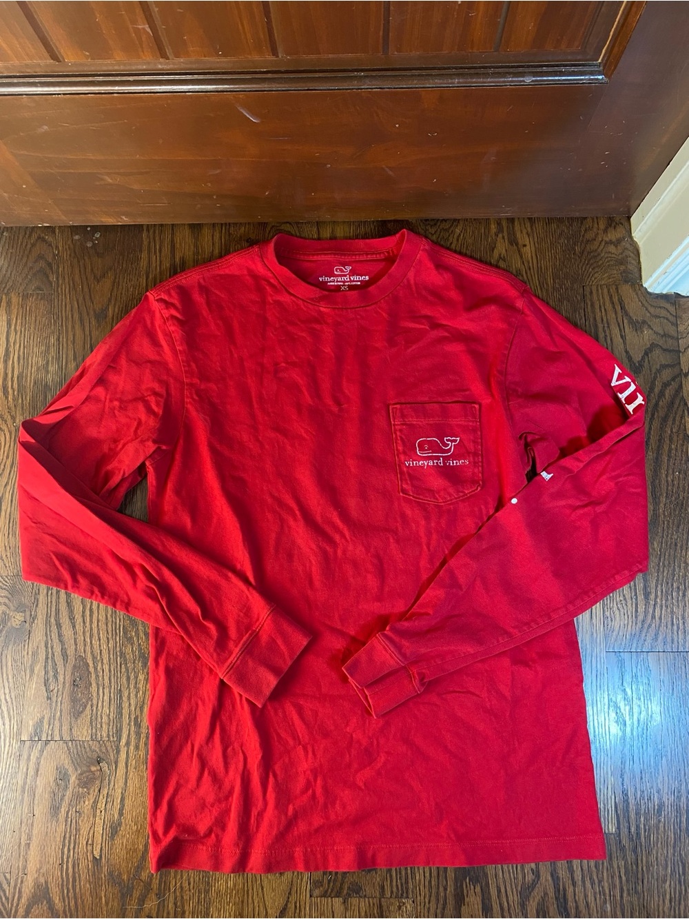 Vineyard Vines Adult XS Long Sleeve Shirt With Wale Logo
